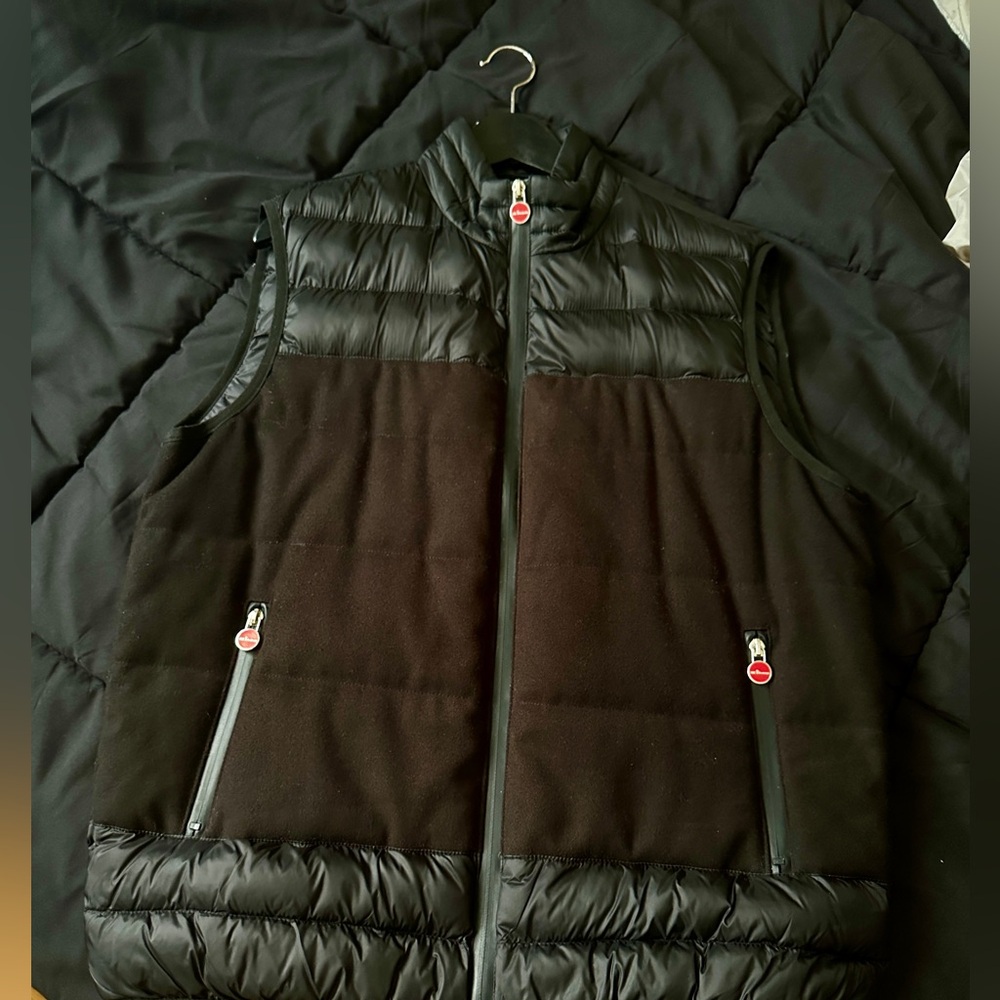 Kiton Black Puffer Vest